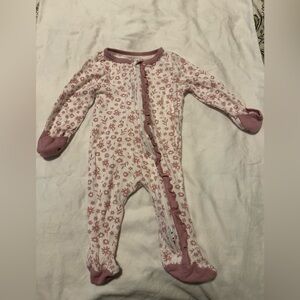 Cloud Island Pink Floral Kids One Piece